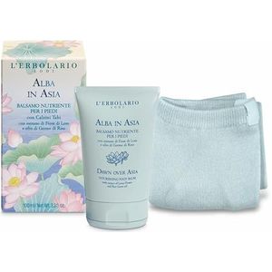 L'Erbolario Alba in Asia Voedende Voetbalsem met Tabi Sokken, 100Ml, 100Ml