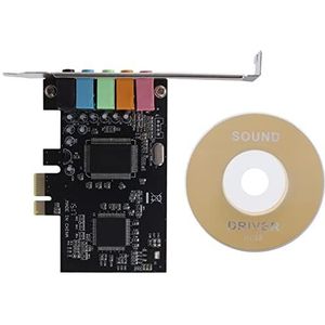 5.1 Interne Geluidskaart voor met Lage Profiel Steun, 3D Stereo PCI-E, 8738 Chip 32/64 Bit Geluidskaart PCI