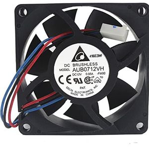 Original AUB0712VH 7cm7025 12V 0.56A 3-wire speed chassis cpu fan