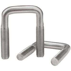 U-bouten, M6 M8 M10 304 roestvrij staal U-bout haakse bout vierkante schroef boutclip klemschroef buisclip U-klem