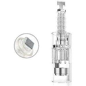 Naaldkop met micro-5D-naalden voor dermapen, 10 stuks, pijnvrij, anti-aging, rimpels, verjonging van de huid, bajonetsluiting