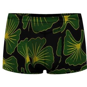 Ginkgo Biloba Boxershorts voor heren, sexy shorts, mesh boxers, ondergoed, ademende onderbroek, string