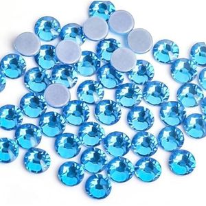 Lavendel Paars/Paars Fluwelen Ijzer Op Steentjes/Hot fix Kristal Steentjes Strass Nail Art Naaien & Stof Decoretion-Capri Blue-ss30 288st st