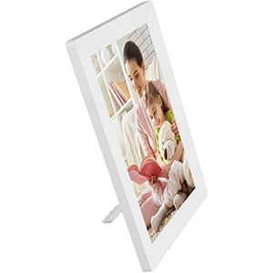 Home Fotolijst, Wifi-verbinding Digitale Fotolijst Touchscreen 10,1 Inch Verwijderbaar Rek voor Slaapkamer (EU-stekker)