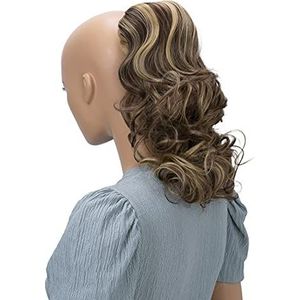 CAISHA 30cm Haarstukje Vlecht Paardenstaart Haarextensies Volumineus Golvend Roodbruin Blond Mix PH214