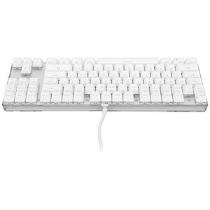BROLEO Mechanisch Toetsenbord, RGB Mechanisch Toetsenbord, Transparante Achterkant voor Thuis voor Kantoor (Rode Schakelaar