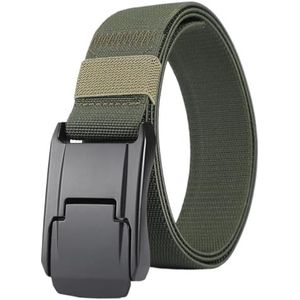 UBOHUZ 2Pcs Stretch Riem Voor Mannen En Vrouwen Quick Release Gesp Sterke Nylon Unisex Elastische Overalls Werk Voor Mannen, Groen, Eén maat