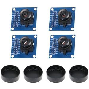 4 stuks OV7670 cameramodule OV7670 300KP VGA-Mini compatibel met Arduino, cameramodule, inclusief e-book
