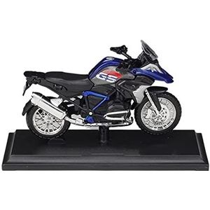 Voor BMW R1250 GS 1:18 racemodel simulatie gegoten metaal straatsport motorfiets model speelgoed geschenken Motorfiets modellen(R1200 GS Blue)