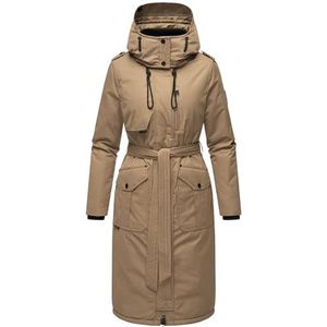 Navahoo - Hokulanii - Winterjas - Lange - Met Hoge Kraag - Zwart