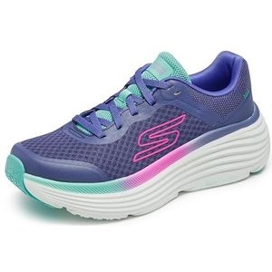 Skechers Dames Max Cushioning Endeavour Canova Sneakers, Paars Turquo, 35 EU