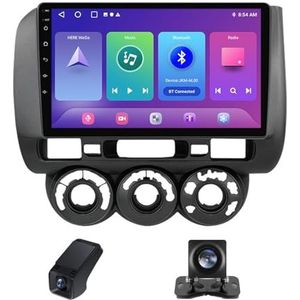 Autoradio,Android 13 geldt geldt voor Honda Fit GD 2001-2008 9 inch HD touchscreen autoradio met draadloze Carplay Android Auto GPS-navigatie 5GWi-Fi Bluetooth FM RDS DSP(NF-2)