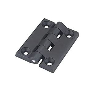 10 stks/set zwarte kleur nylon plastic kont scharnier voor houten kist meubels elektrische kast hardware (kleur: 5060)