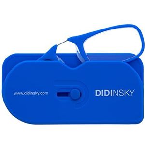 DIDINSKY Leesbril voor dames en heren transparant. Compacte lichte randloze brillen. Brilmontuur voor dames en heren irormphible. Leeshulp retro. 10 kleuren - MOMA, klein bio, 3.0