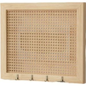 Deksel stroomonderbrekerkast, camouflage elektrische kast, afdekking elektriciteitsmeter, afdekking for elektrische kast, met haak, for kantoor, eetkamer, huisdecoratie(Beige,65x55cm)