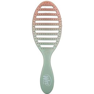 WetBrush Speed Dry Detangler met hittebestendige Heatflex borstelharen en open ventilatieontwerp om haar sneller te drogen, voor alle haartypes, Feel Good Ombre Collection, Seafoam