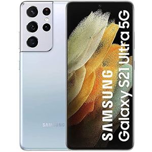 Samsung Galaxy S21 Ultra 5G Smartphone 256 GB, 12 GB RAM, Dual SIM, zilver (gereviseerd)