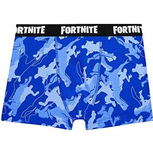 Epic Games FORTNITE Boxershorts Jongens Heren Blauw Maat Medium Boxer Shorts Onderbroek Gr. M, blauw, M