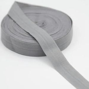 2cm platte naai-elastiek voor ondergoed broek beha rubber kleding decoratieve verstelbare zachte tailleband elastische banden-grijs-20mm 10yards