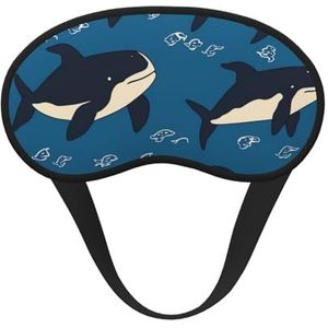 Walvis Slaapmasker Zacht Comfortabel Oogmasker met Verstelbare StrapBlackout Oogslaap Schaduw Cover voor Vrouwen Meisjes Mannen Reizen Yoga Dutje Shift Werk