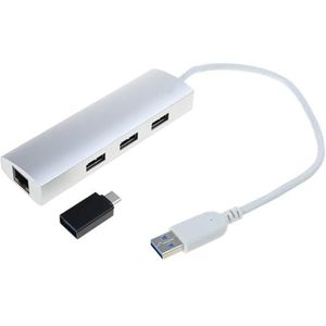USB3.0 naar Ethernet Adapters Gigabits Poort Netwerken Adapters USB3.0 Hub Adapters Expander voor Laptops Tabletten