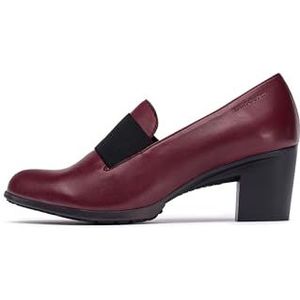 Wonders Burgundy Elastic Shoes Red 38