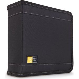 Case Logic CDW-32 CD Wallet-Holds 32 Discs or 16 With Notes - Nylon (Black)