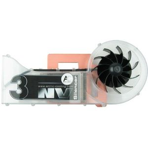 ARCTIC NV Silencer 3 Graphics Card koeler, ventilatoren, koelers en radiatoren (grafische kaart, koeler, zwart, transparant, 274000 h)