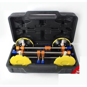 2 stuks stenen naadzetter met plastic behuizing for naadloze voegnivellering 6 inch granieten aanrecht handmatige installatiegereedschappen