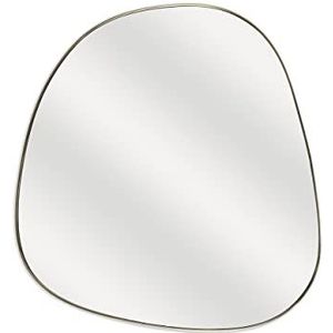 INSPIRE - wandspiegel - spiegel ovale ADONIS - 32 x 30 cm - goud - metaal