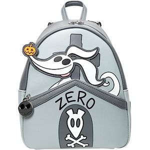 Loungefly Disney The Nightmare Before Christmas Zero Doghouse Glow-in-the-Dark exclusieve mini-rugzak, Grijs