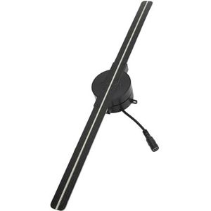 Holografische Waaier, 3D Hologram Fan 16,5 Inch 2000x224 3D Projector Met 224 LED-lichtkralen For Zakelijke Winkelreclame,Holografische Projector