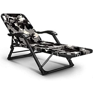 Outdoor terrasstoelen opvouwbare fauteuil zware ligstoel opvouwbaar nul zwaartekracht, fauteuil ligstoelen (kleur: grijs)