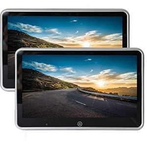 Hoofdsteunmonitor voor achterbank van de auto 11.6 Inch Auto TV Hoofdsteun Monitor 1080 P HD LCD Touch Screen Achterbank Display Video Spelers BT/FM/USB/TF/Link Entertainmentsysteem achterin(11.6 inch