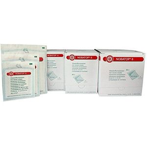 Nobatop 8 compressen 10x20 cm Steriel, 50X 2 stuks