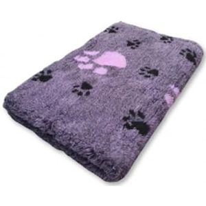 Vetbedding Veterinary Bed - Big Paw Lilac- 150 x 100 cm Hondenkleed Dierenkleed Puppykleed Hondenfokker UK Made wasbaar