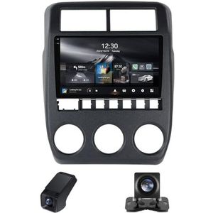 Carplay autoradio 2 Din geldt voor LADA Niva Legend Bronto 2021-2023 met Android Auto Bluetooth 9 inch touchscreen autoradio met RDS DSP GPS stuurwielbediening+ achteruitrijcamera(C30Plus)