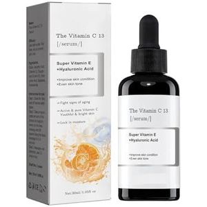 Vitamine C Gezichtsserum, hydraterend, verlichtend, anti-aging, donkere vlekken en rimpels verlichtend (2 stuks)