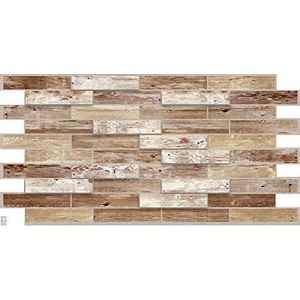 ca. 4 m²/10 stuks 3D PVC TEGELS wandpanelen wandbekleding muur panele 3D wall panels PVC bekleding hout of steen imitatie 1 mm dik!