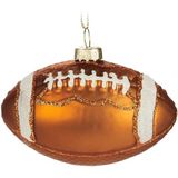 Kerstversiering - American Football - Glazen - Handbeschilderd - 9 cm