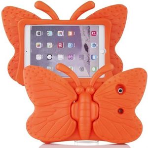 Pretty Butterfly-hoesje compatibel met iPad 5/6/Pro 9,7 inch for nieuwe iPad 9,7 inch, EVA schokbestendige, robuuste beschermhoes for kinderen, lichtveilige hoes Tablet hoes (Color : ORANGE)