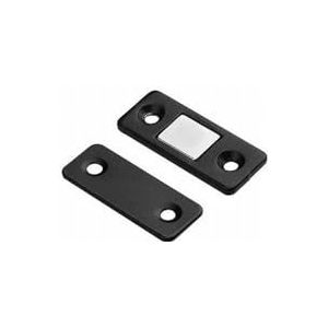 LIUONZTFD Sterke magnetische sluiting, ultradun, compatibel met deurkast, kastdichtermagneten, kasten, lade, huismeubilair, montagehardware (Color : Black)