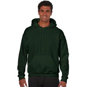 Gildan Adult Heavy Blend? Hooded Sweatshirt (Forest Green) (Medium)