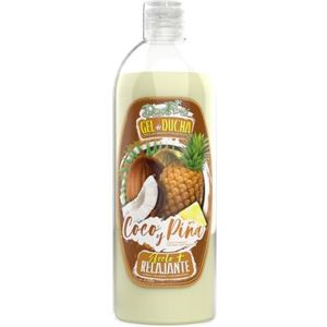 DONA FLORA Douchegel kokos & ananas 750 ml – ontspannend effect – zachte reiniging & verzorging – hydraterend – veganistische formule – tropische geur – voor alle huidtypes