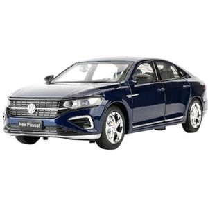 1 24 Voor Volkswagen Passat Magotan Legering Automodel Diecast Metalen Speelgoedvoertuigen Auto Deluxe Edition(Blauw)