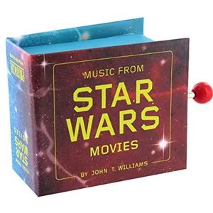 18-noot handgezette muziekdoos / muziekdoos in de vorm van een boek - Hoofdthema van Star Wars (John Williams)