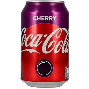 Originele Coca Cola Cherry 72 blikjes x 330 ml. Megapack- altijd vers product.