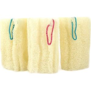 Natuurlijke organische Egyptische Loofah sponzen, grote exfoliërende douche Loofah Body Scrubbers SPA Beauty Bath en stralende huid (Pack van 3-6.5 in.)