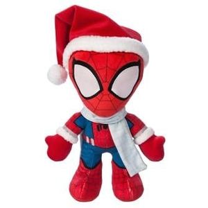 Disney Store Official Holiday Plush - Spider-Man knuffeldieren met geborduurde details, pluche sculpting kerstcollectie zacht speelgoed. Geschikt voor alle leeftijden.