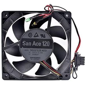 For Wire Server Chassis Fan for CPU, IC, Power, and Network 9G1212E403 120mm 12V 0.58A 3- LMNCBVYA